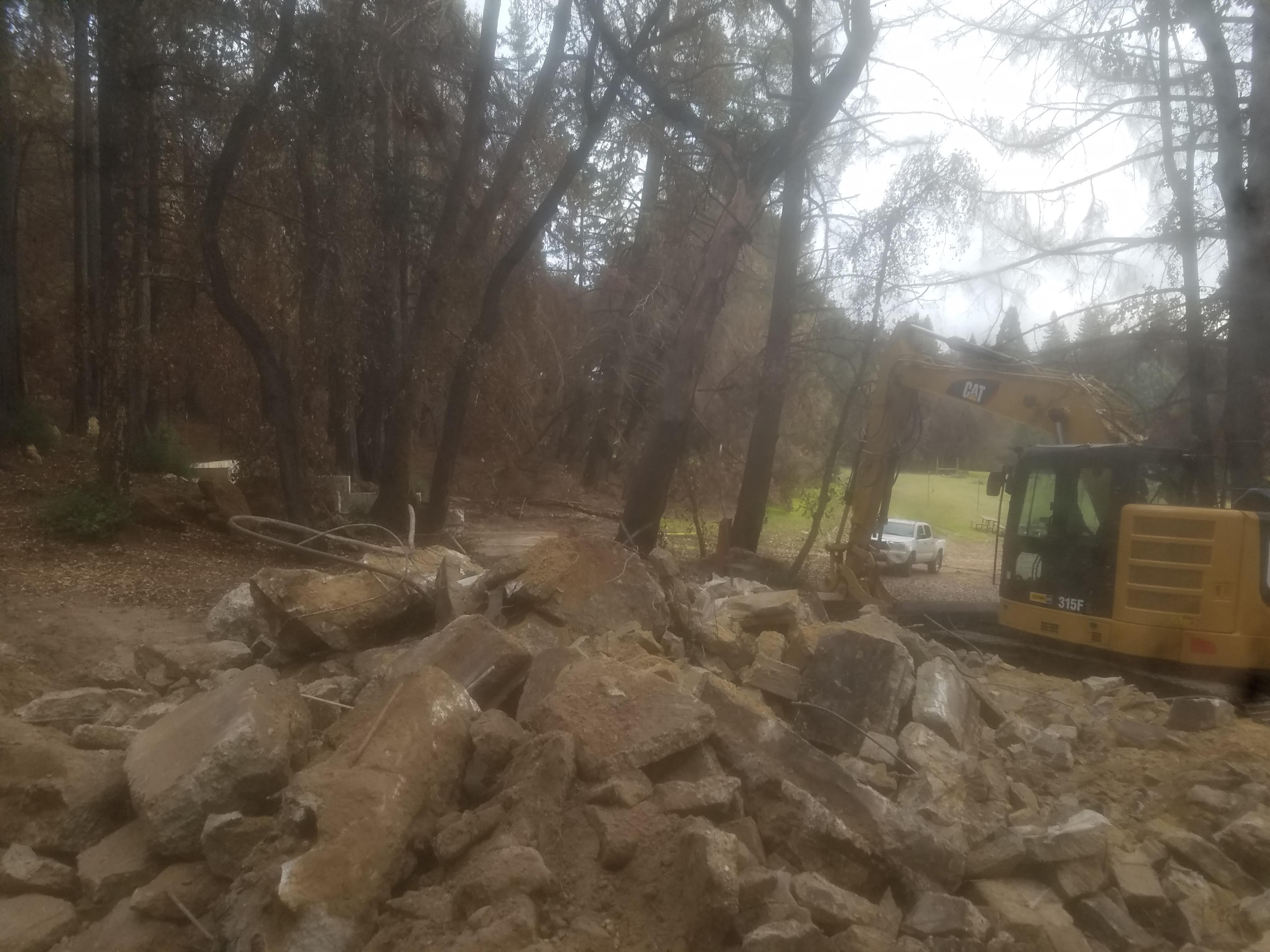 McHenry Vineyard 2020 CZU Fire Cabin Slab