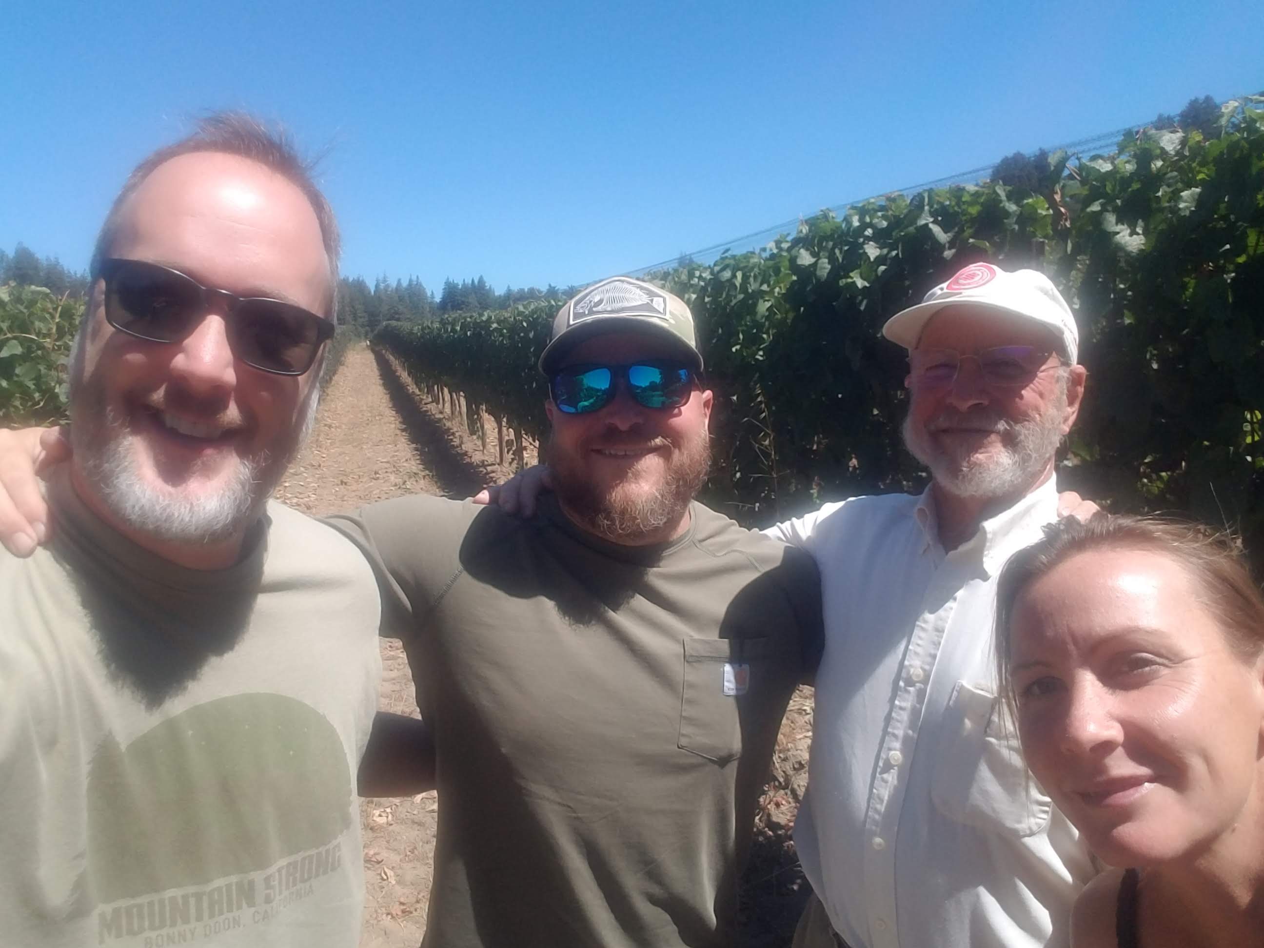 McHenry Vineyard 2022 with Ryan at Coast Grade Vineyard