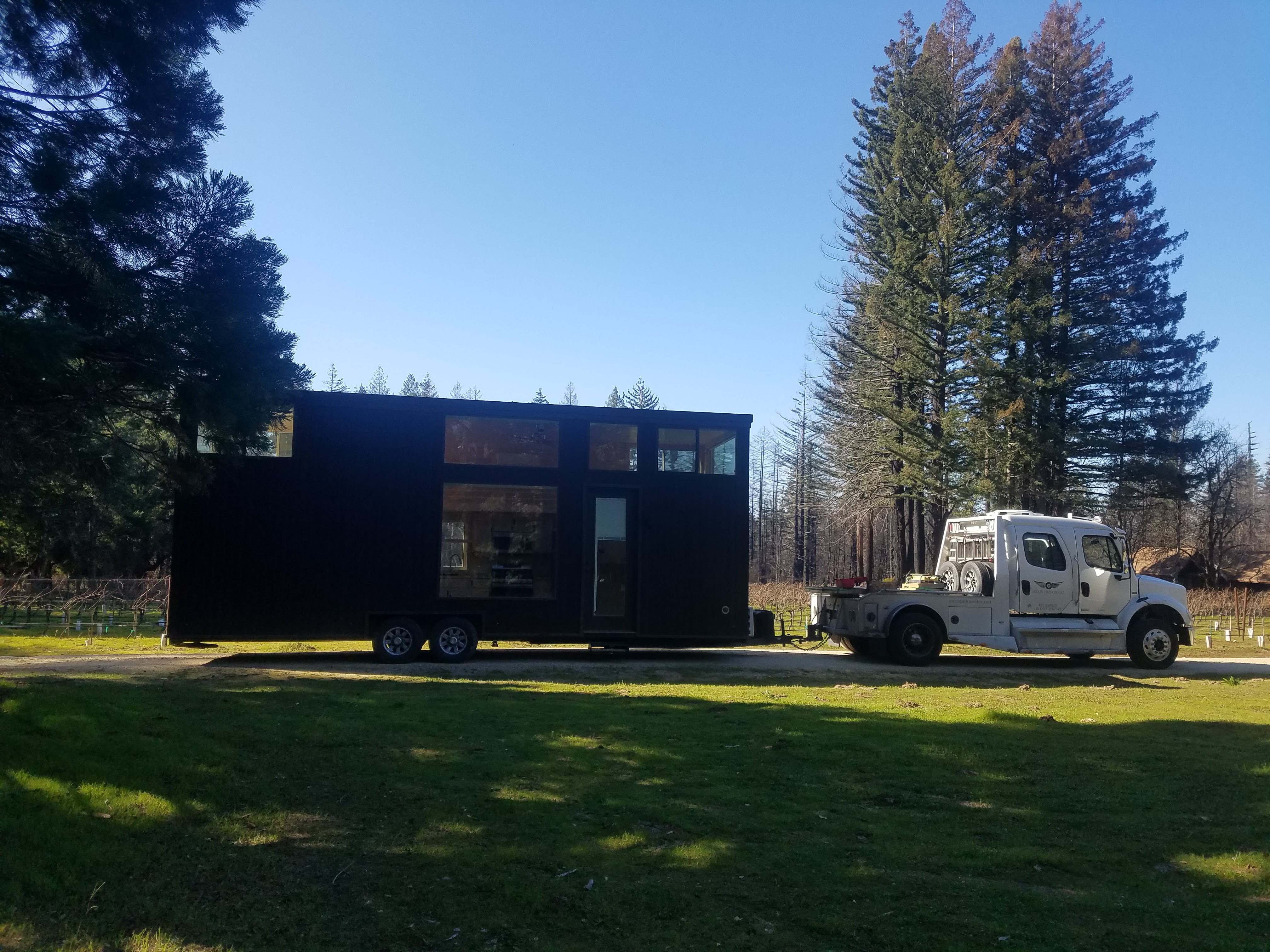 McHenry Vineyard 2022 Tiny Home Arriving